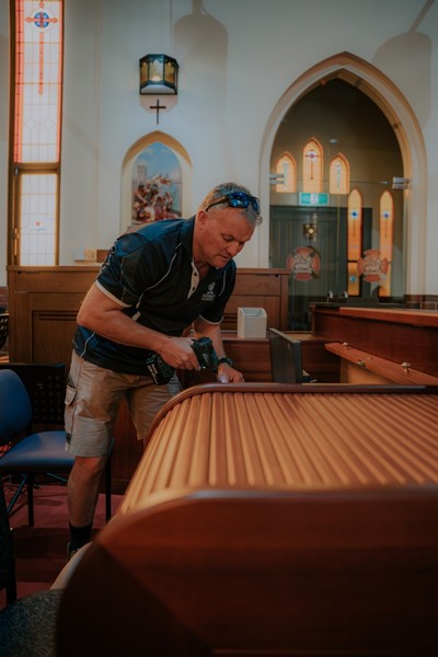 Giving new life to our church pews